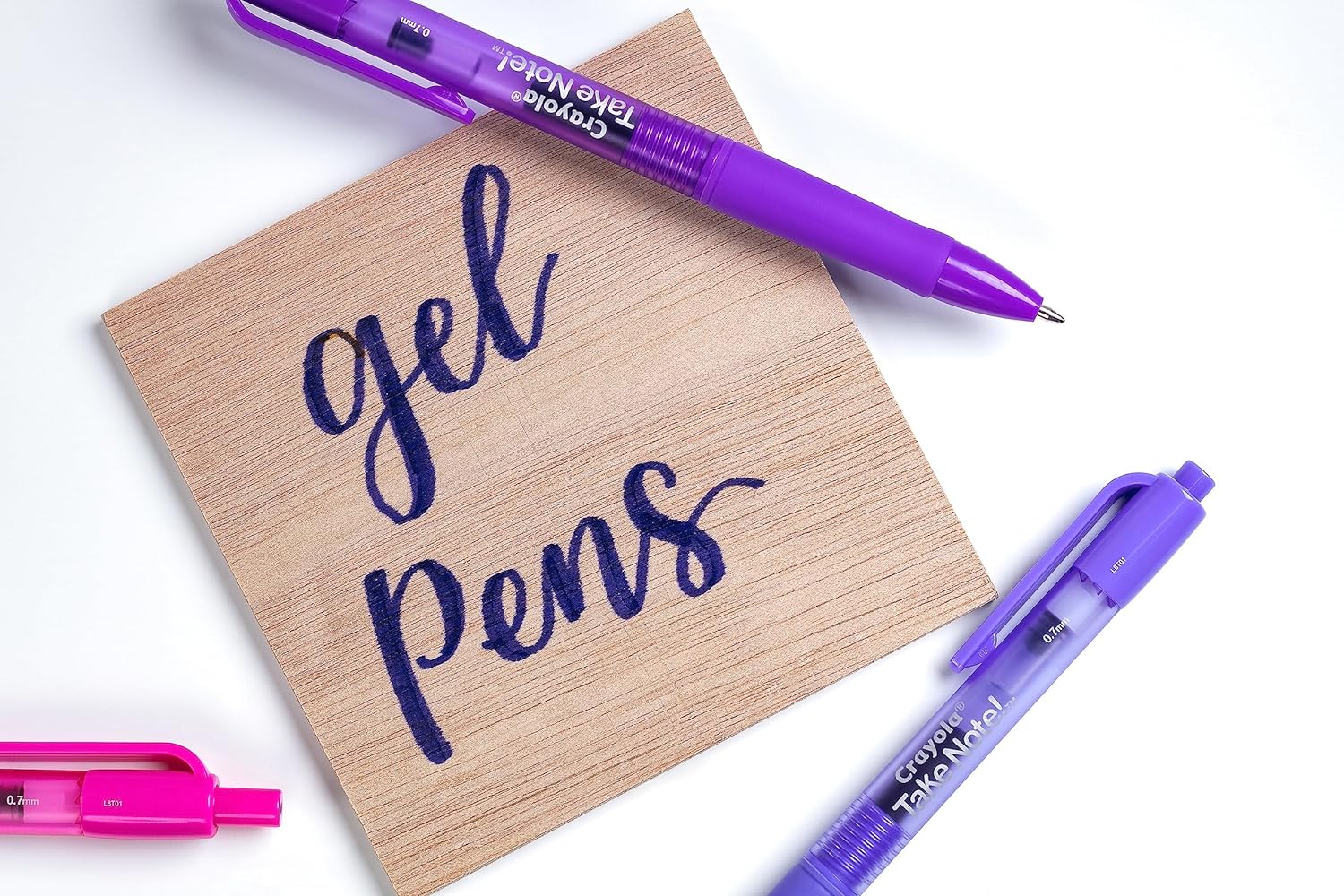 Crayola Take Note Washable Gel Pens - Pack of 6 - Laadlee