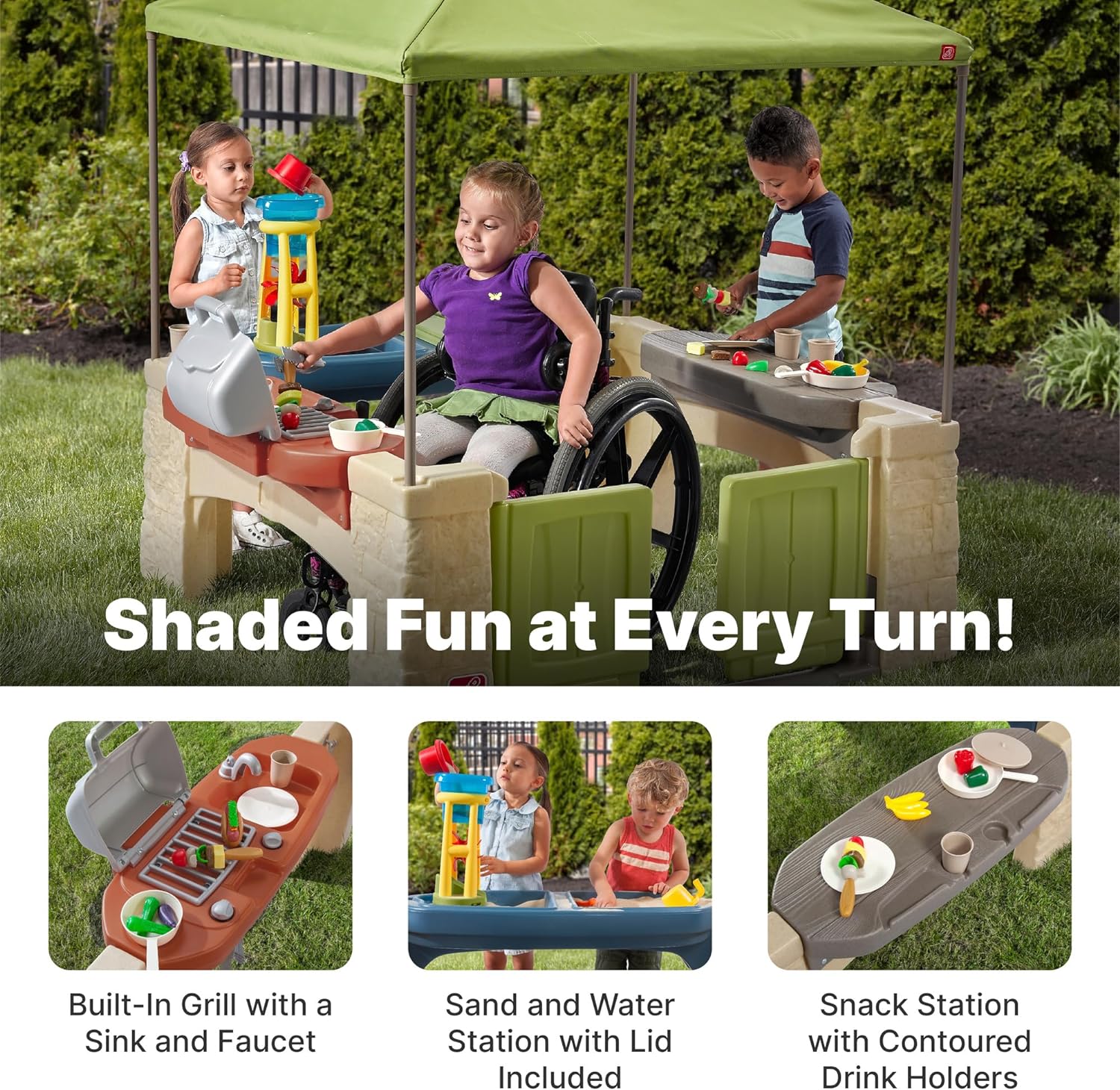 Step2 All Around Playtime Patio with Canopy - Laadlee