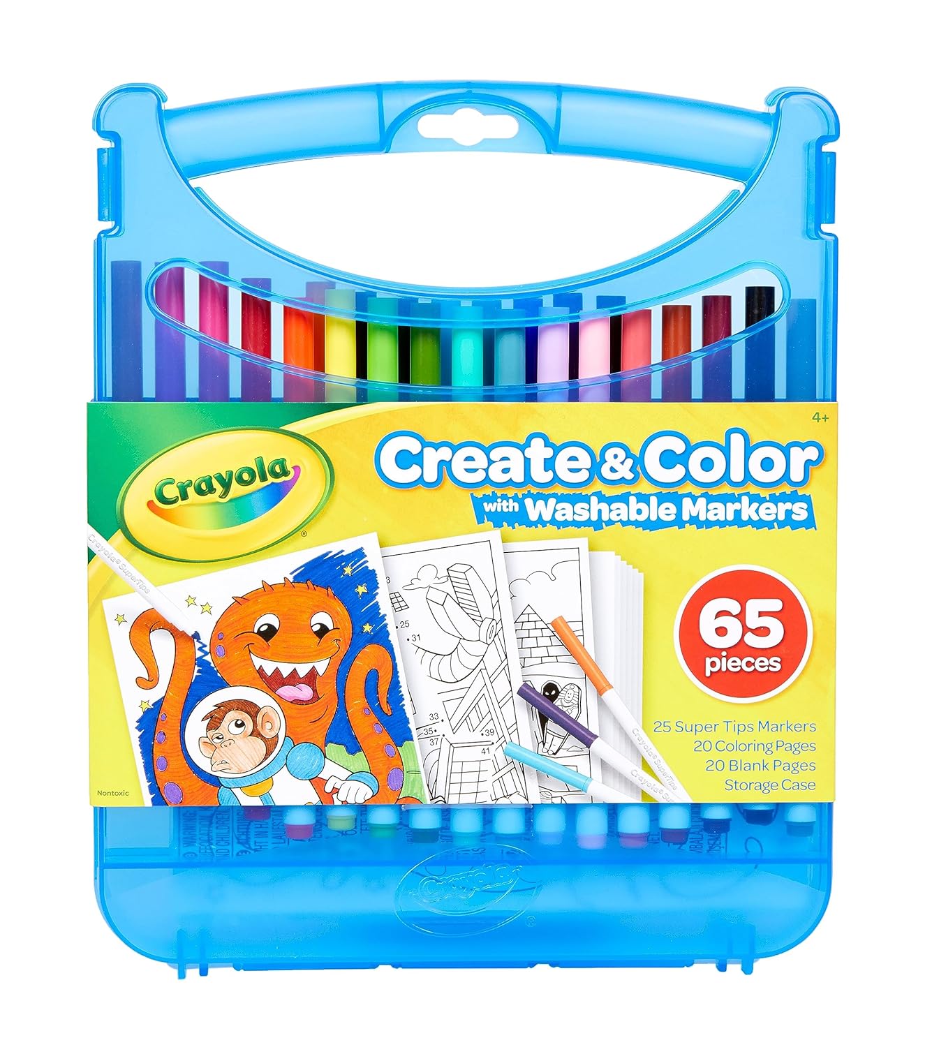 Crayola Create and Color Washable Markers - Pack of 65 - Laadlee