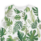 Little Unicorn Cotton Muslin Sleep Bag Medium - Tropical Leaf