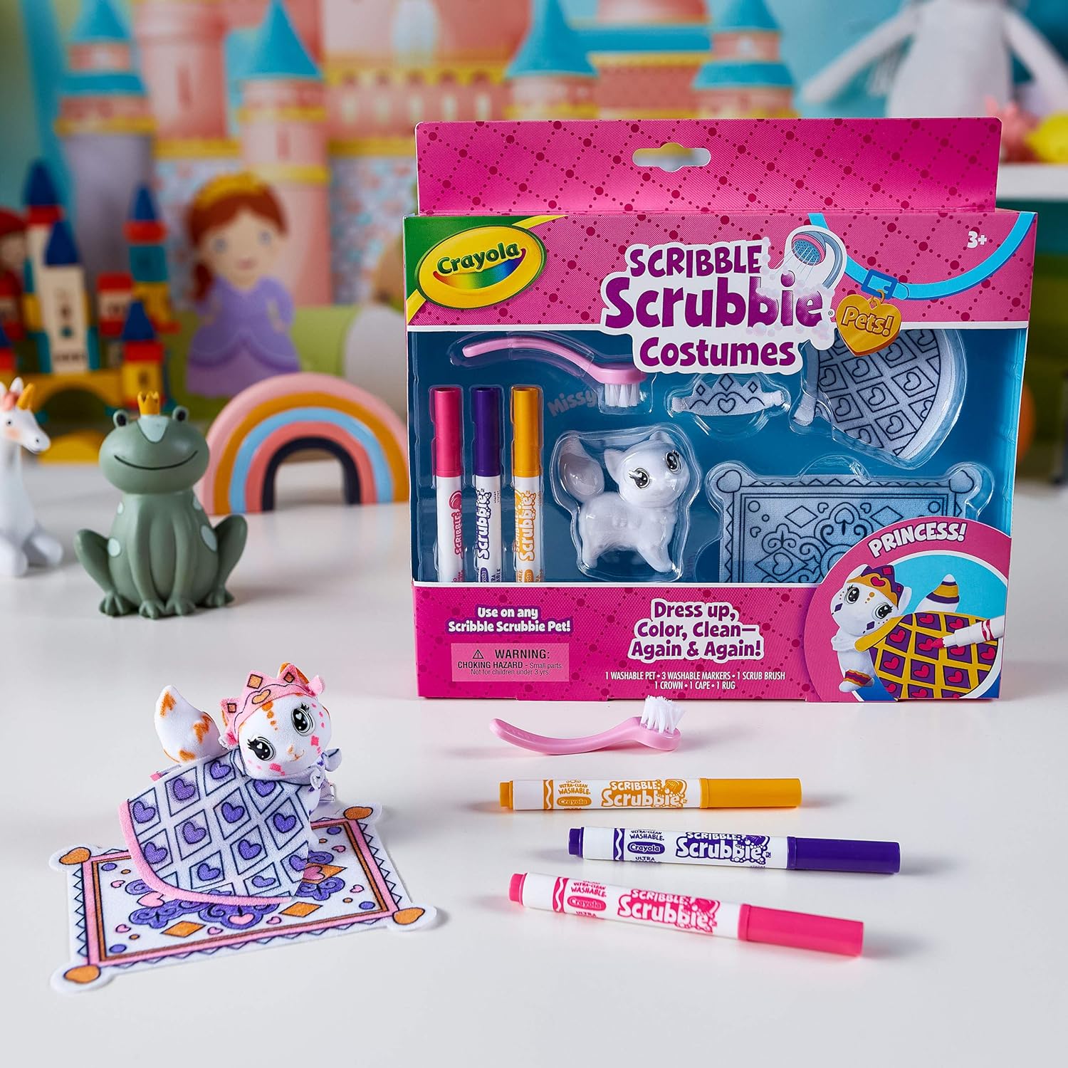 Crayola Scribble Scrubbie Princess Pets Pack - Laadlee