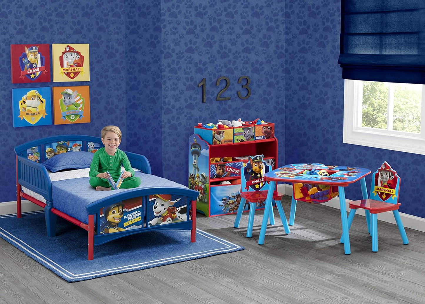 Delta Children Paw Patrol Table & Chair Set With Storage