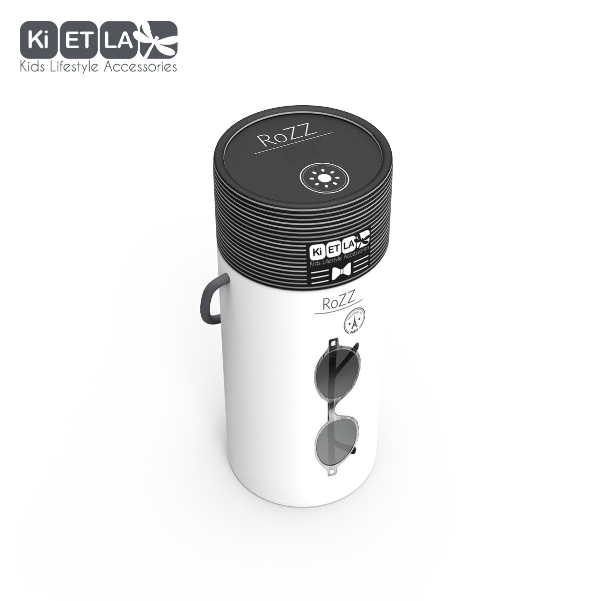 Ki ET LA Kids Sunglasses Crazyg - Zag Round - Stripe - Laadlee