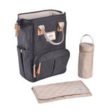 Beaba Wellington Diaper Bag - Dark Heather Grey