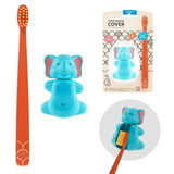 Flipper Oral Hygienic Set Fun Animal Kids Toothbrush With Holder - Elephant