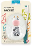 Flipper Fun Animal Kids Toothbrush With Holder - Cow