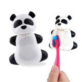 Flipper Fun Animal Kids Toothbrush With Holder - Panda