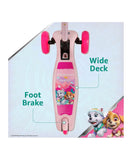 Spartan Paw Patrol 3-Wheel Light Up Scooter - Pink