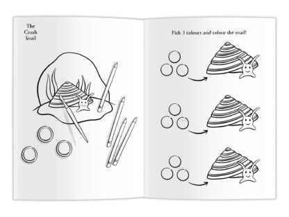 The Crush Series Colouring Book - Crab Crush - Laadlee