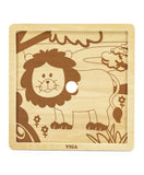 Viga Wooden 9-Piece-Puzzle  - Lion