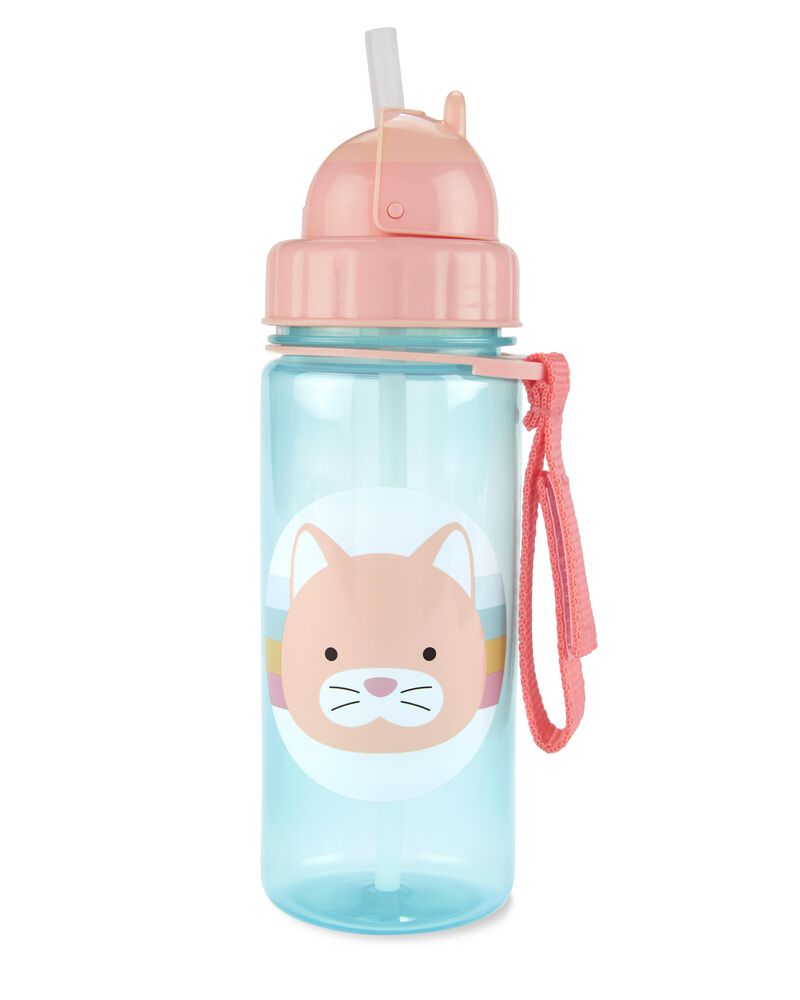 Skip Hop Zoo Straw Bottle 384ml - Cat