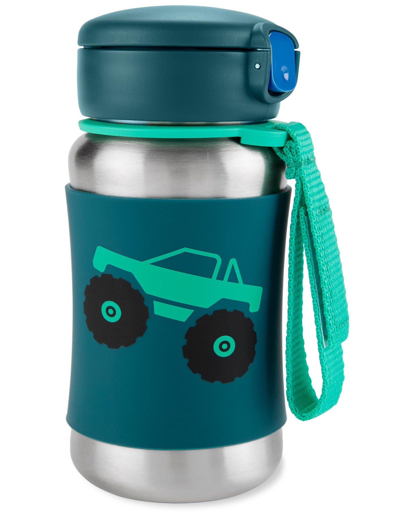 Skip Hop Spark Style Straw Bottle 350ml - Truck