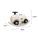 Lovely Baby 2-in-1 Rocking & Push Car - White