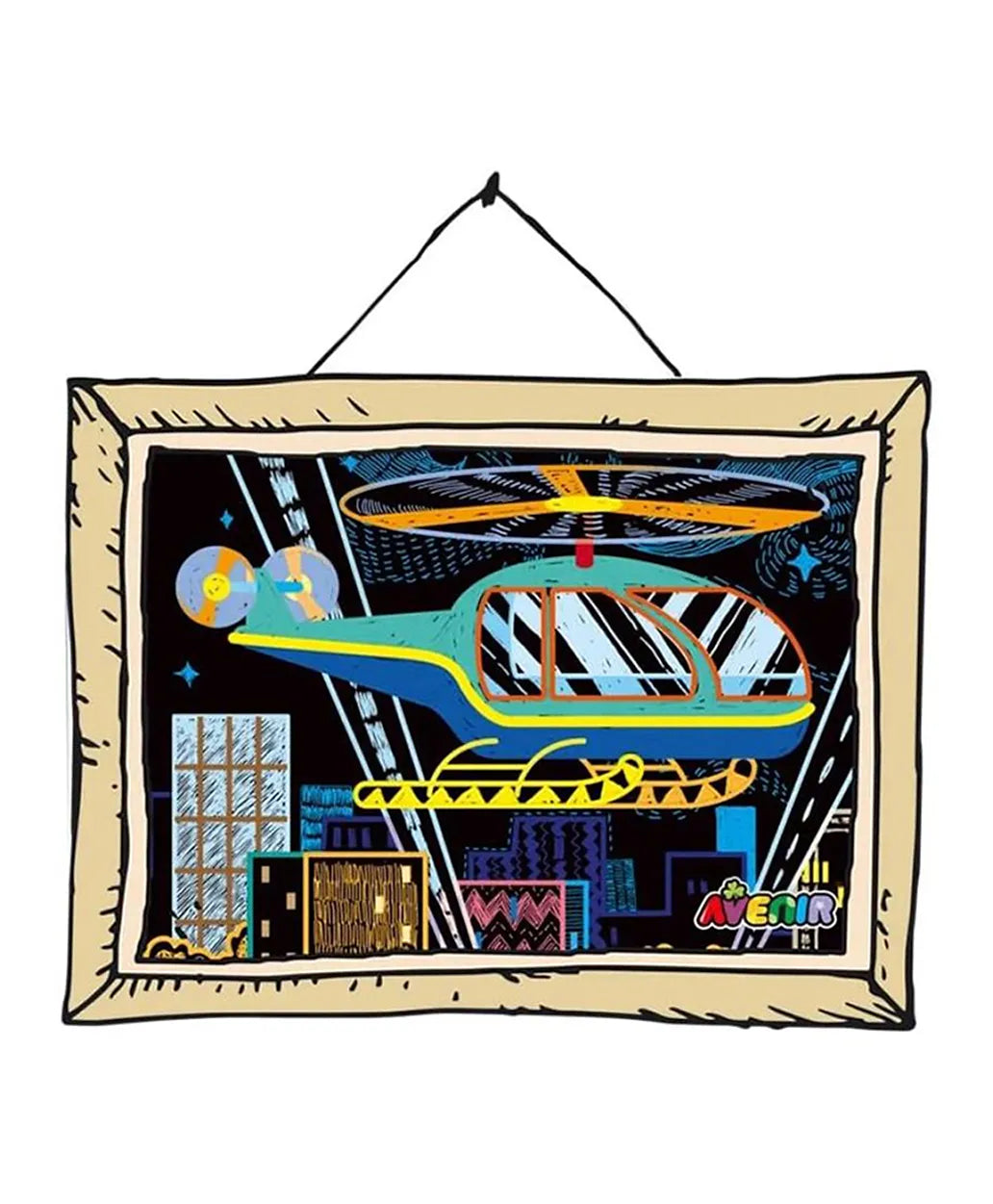 Avenir Scratch Art Kit - Transportation - Laadlee