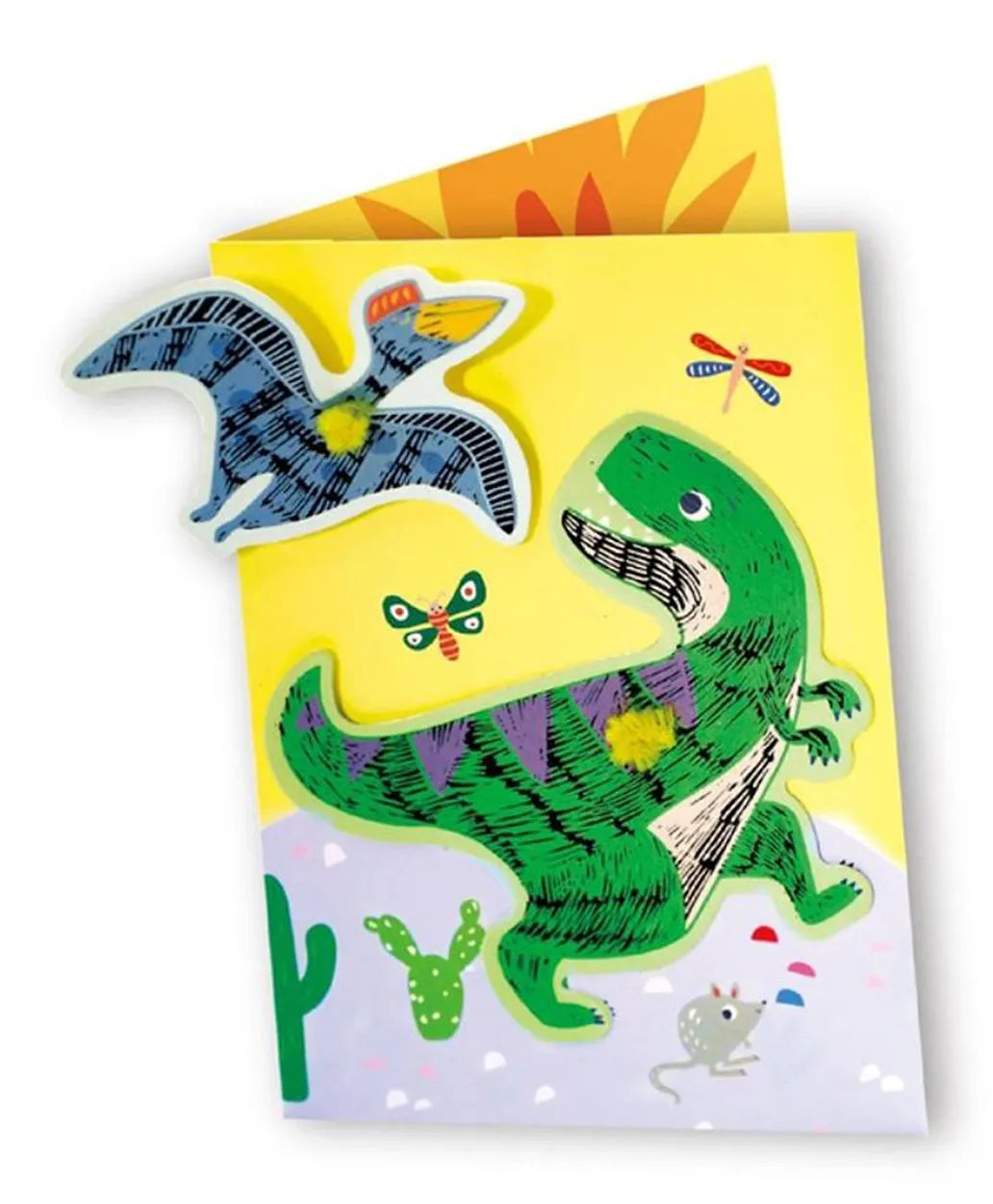 Avenir Scratch Greeting Cards Set - Dinos - Laadlee
