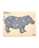 Viga Montessori Puzzle - Hippo