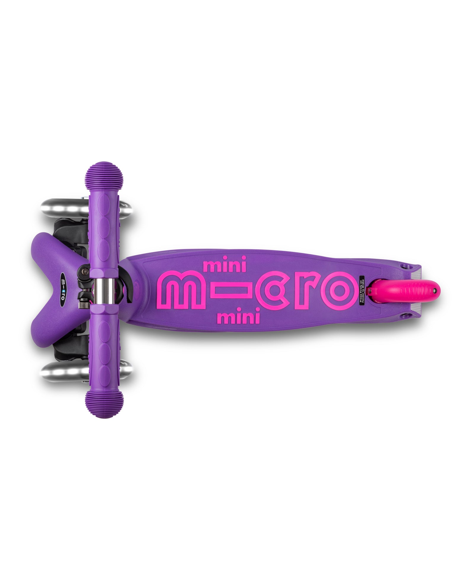 Micro Mini Deluxe Scooter with LED Wheels - Purple Pink - Laadlee