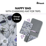 Hauck Change N Walk - Floral Grey