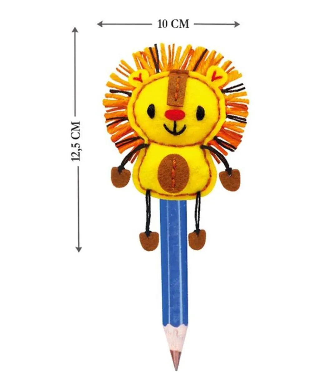 Avenir DIY Pen Topper Friend Sewing Kit - Lion - Laadlee