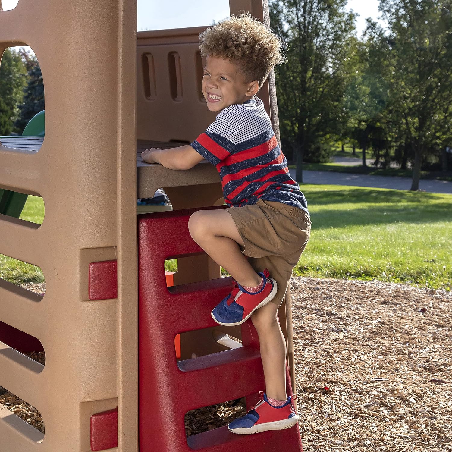 Step2 Naturally Playul Playhouse Climber & Swing Extension - Laadlee