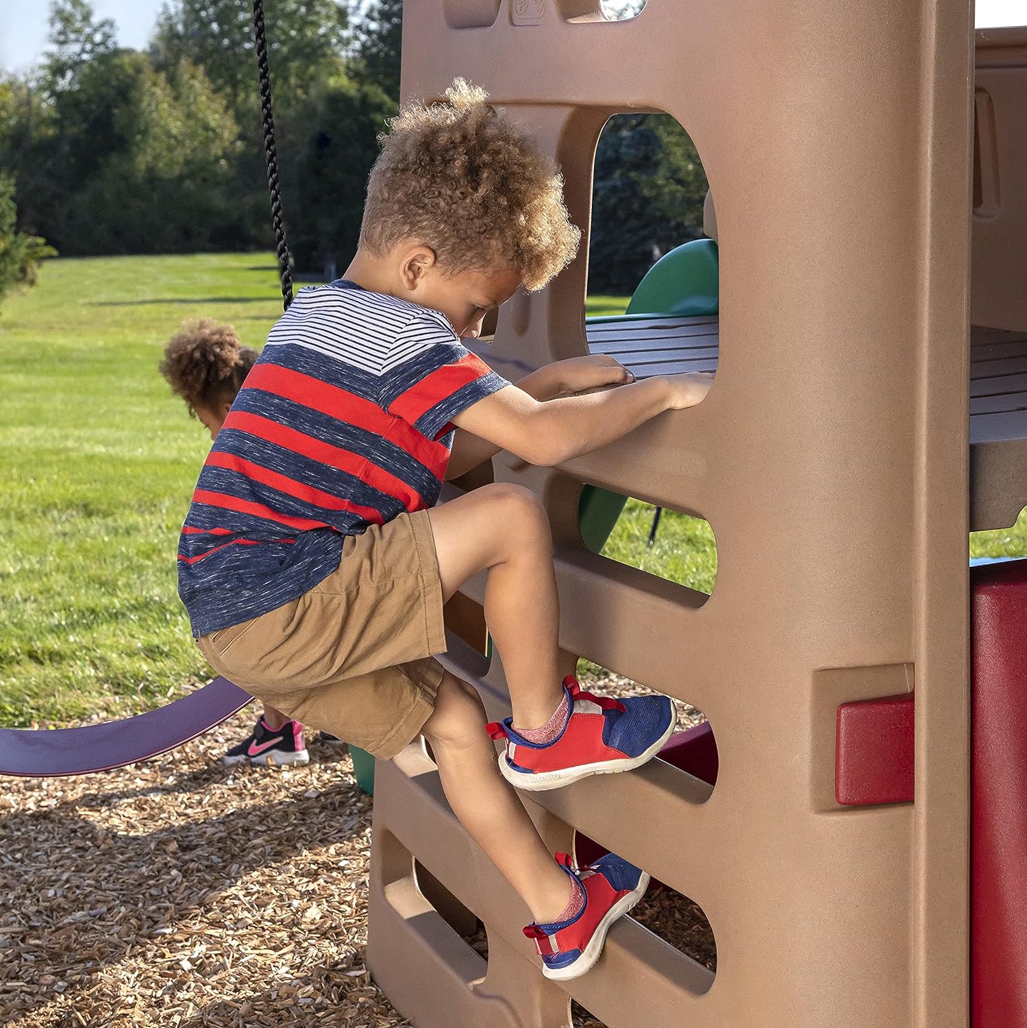 Step2 Naturally Playul Playhouse Climber & Swing Extension - Laadlee