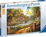 Ravensburger Cottage by the River Jigsaw Puzzle - 500pc