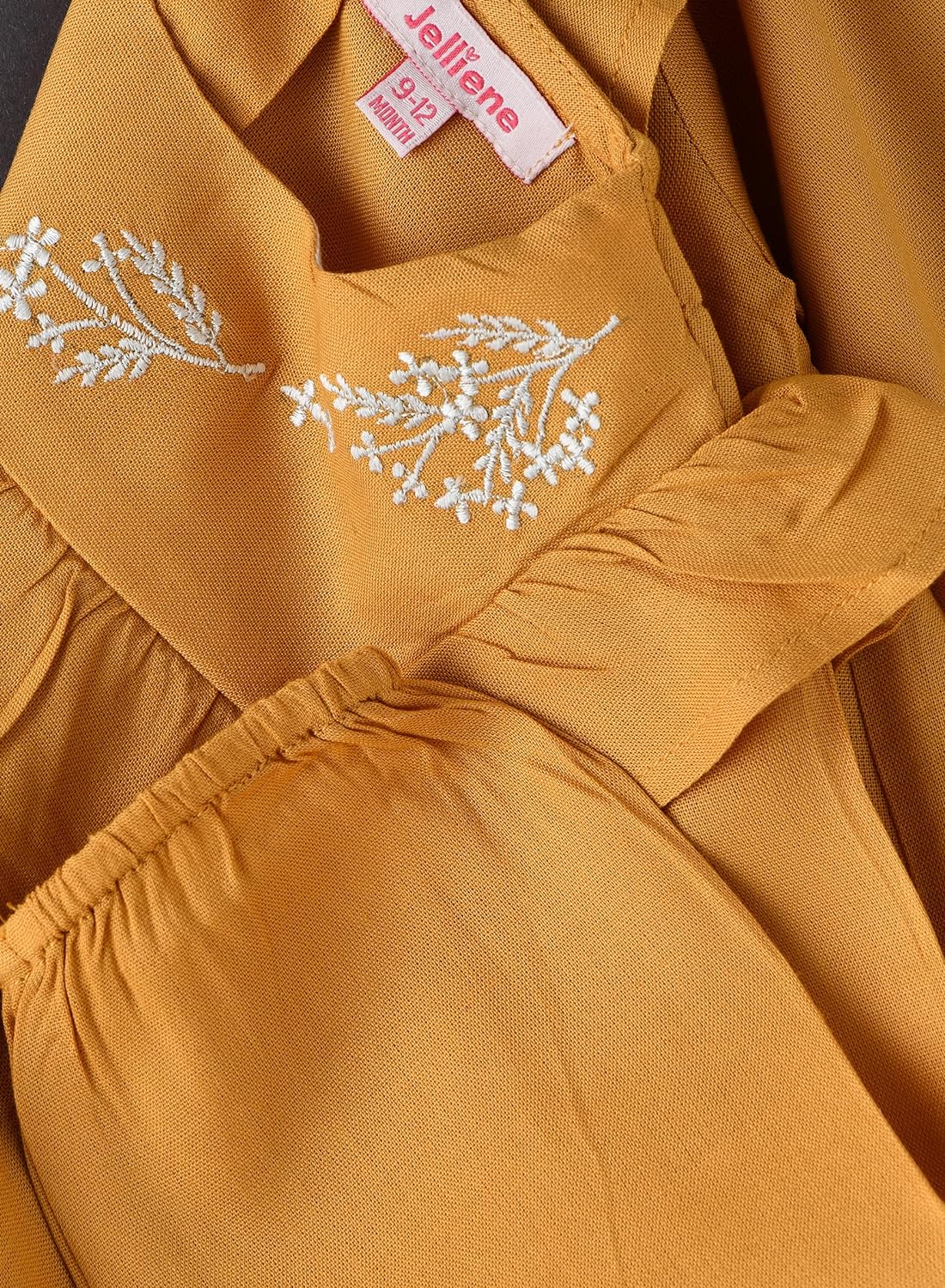 Jelliene Baby  Scallop Top - Yellow - Laadlee