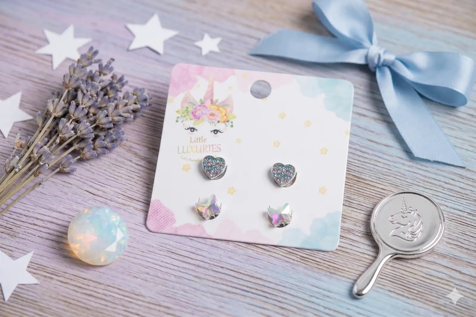 little-luxuries-rainbow-heart-glitter-earring-set-1