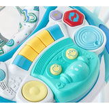 Little Angel Baby Jumper Bouncer with Music & Play Tray - Blue