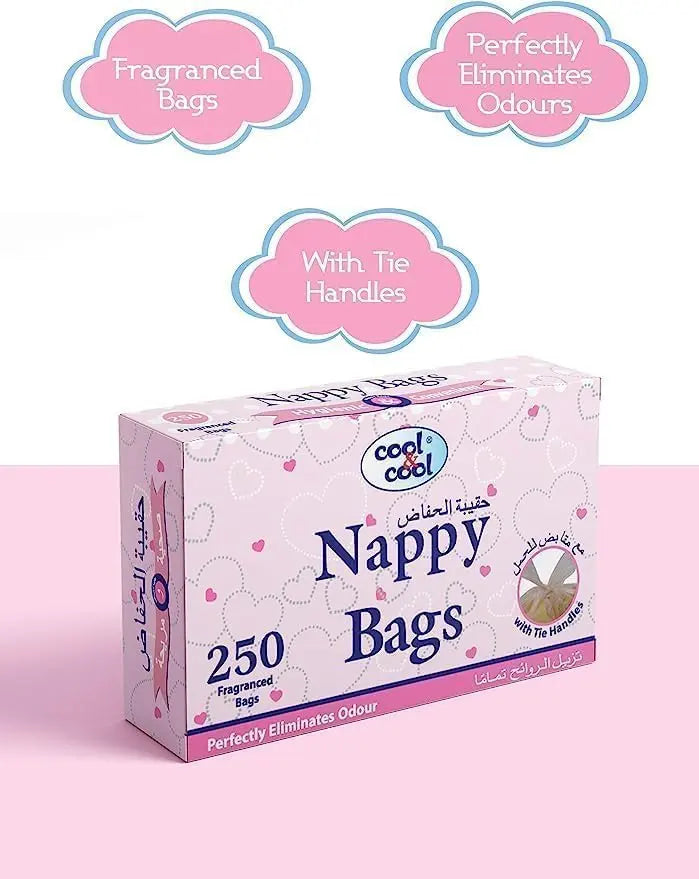 Cool & Cool Nappy Bags Pack of 5 - 1250pcs