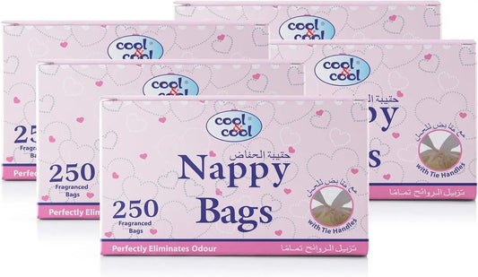 Cool & Cool Nappy Bags Pack of 5 - 1250pcs