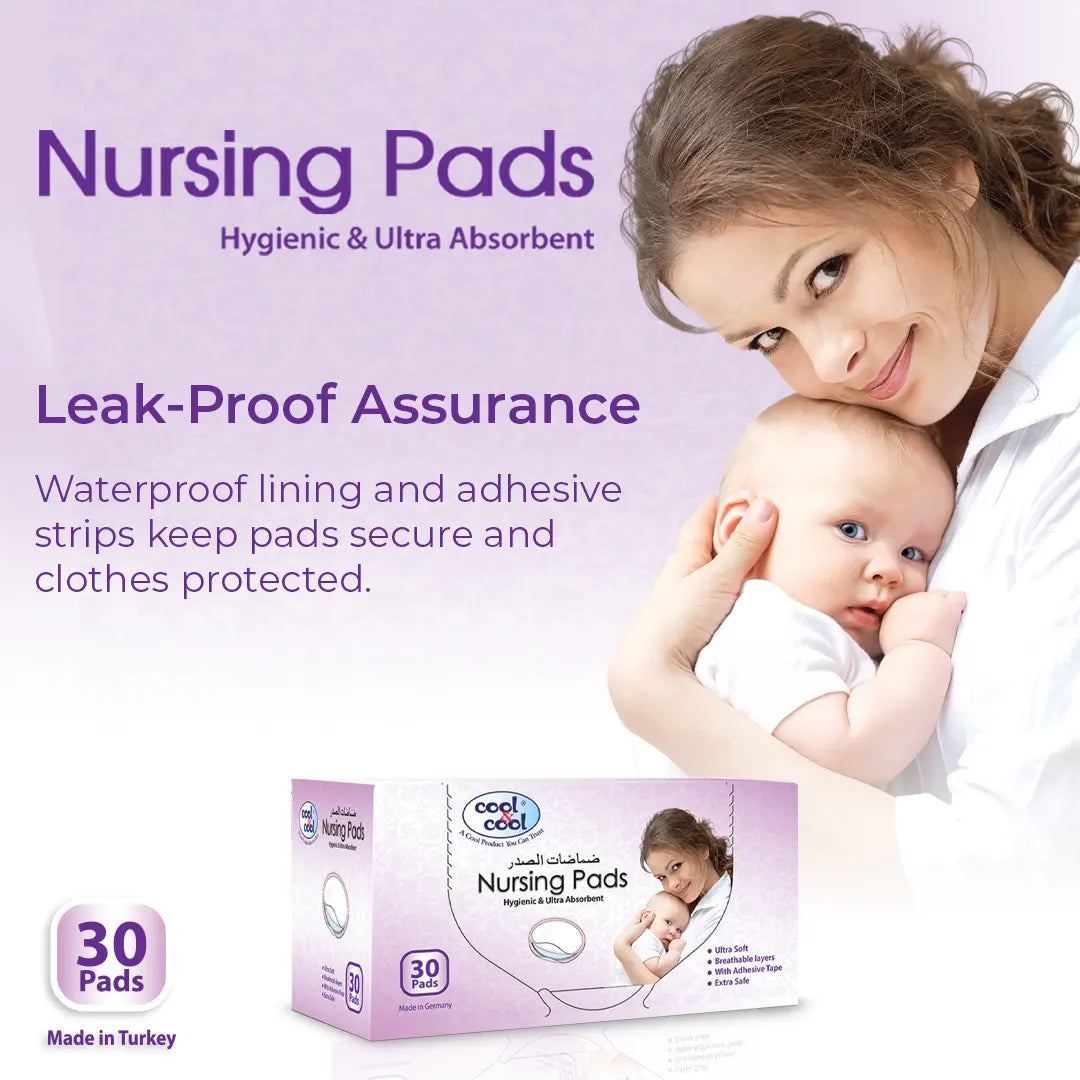 Cool & Cool Nursing Pads 30pcs - Pack of 4