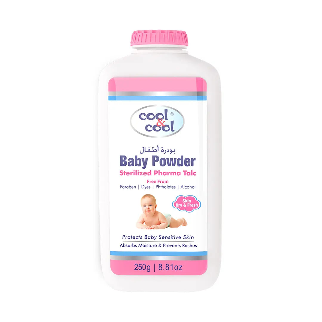 Cool & Cool Sterilized Baby Powder - 250gm