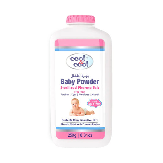 Cool & Cool Sterilized Baby Powder - 250gm