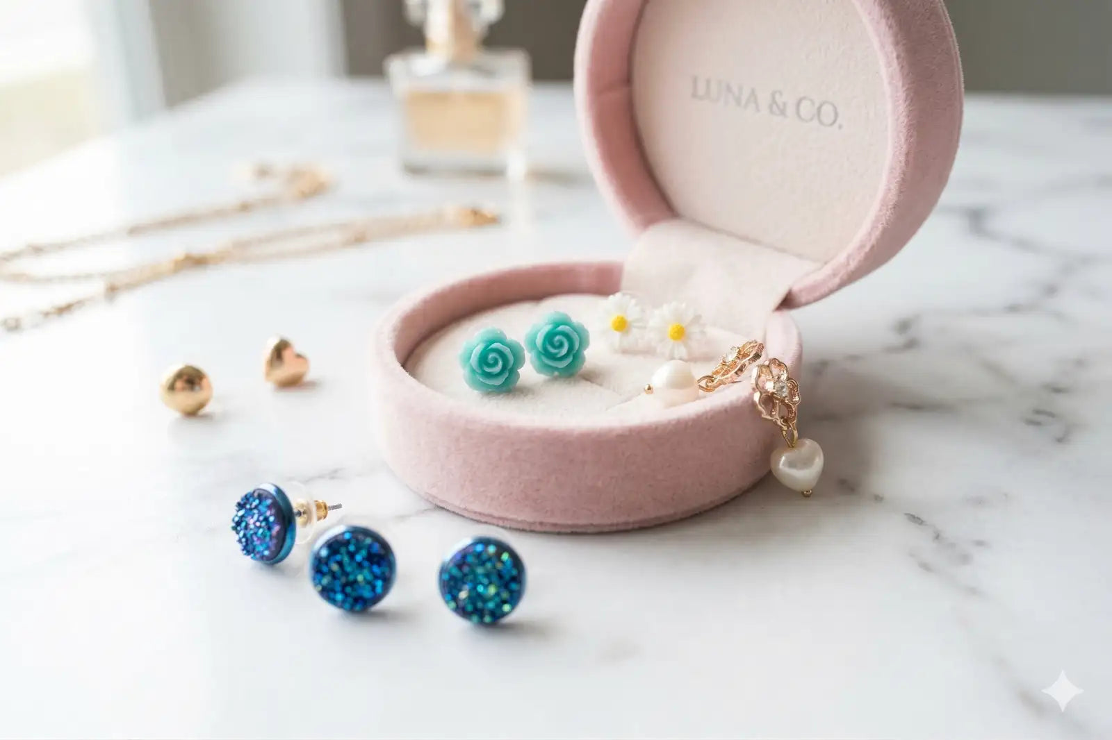 little-luxuries-blue-gold-sparkle-stud-set-6
