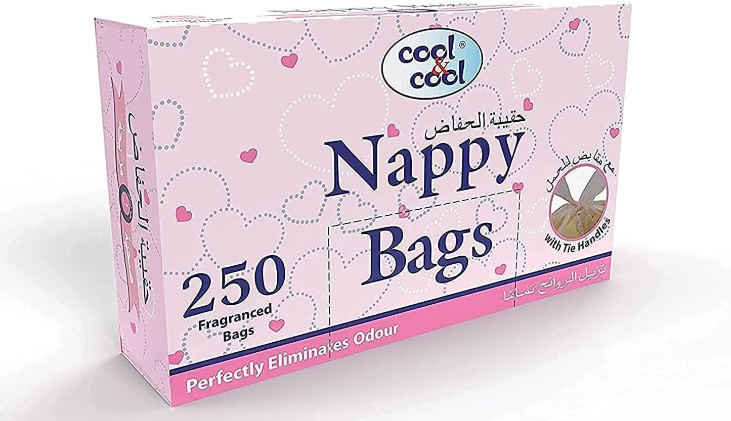 Cool & Cool Nappy Bags Pack of 5 - 1250pcs