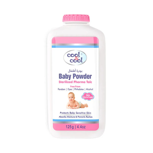 Cool & Cool Sterilized Baby Powder - 125gm