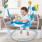 Little Angel Baby Jumper Bouncer with Music & Play Tray - Blue