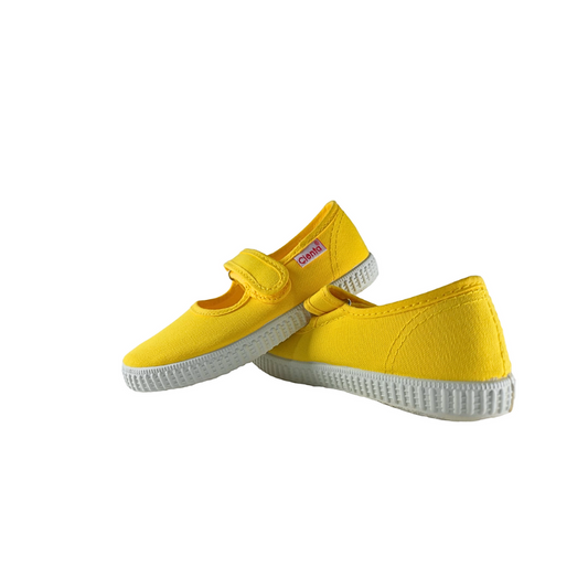 Pikkaboo Ceinta Amarillo Loop & Strap-by Kids Comfort Shoes