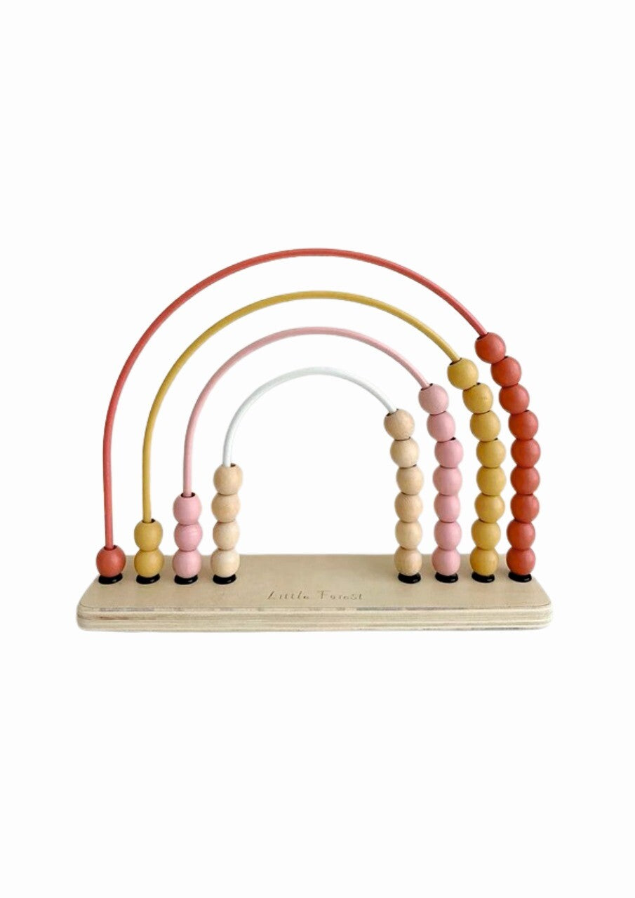 Woody Buddy Rainbow Abacus - Pink