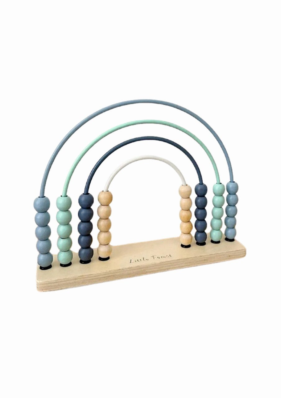 Woody Buddy Rainbow Abacus - Blue