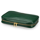 Alameda Jewellery Organizer Case - Crocodile Green