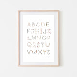 Mushie Poster Medium Alphabet International - Laadlee