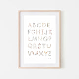 Mushie Poster Large Alphabet International - Laadlee