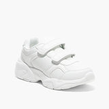 Amica Kids Double Velcro Sports Shoes - White