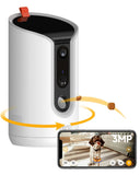 Arenti Pet Treat Dispenser With Wi-Fi Camera