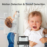 Arenti 2mp/1080P Wi-Fi Video Baby Monitor Kit With LCD Screen