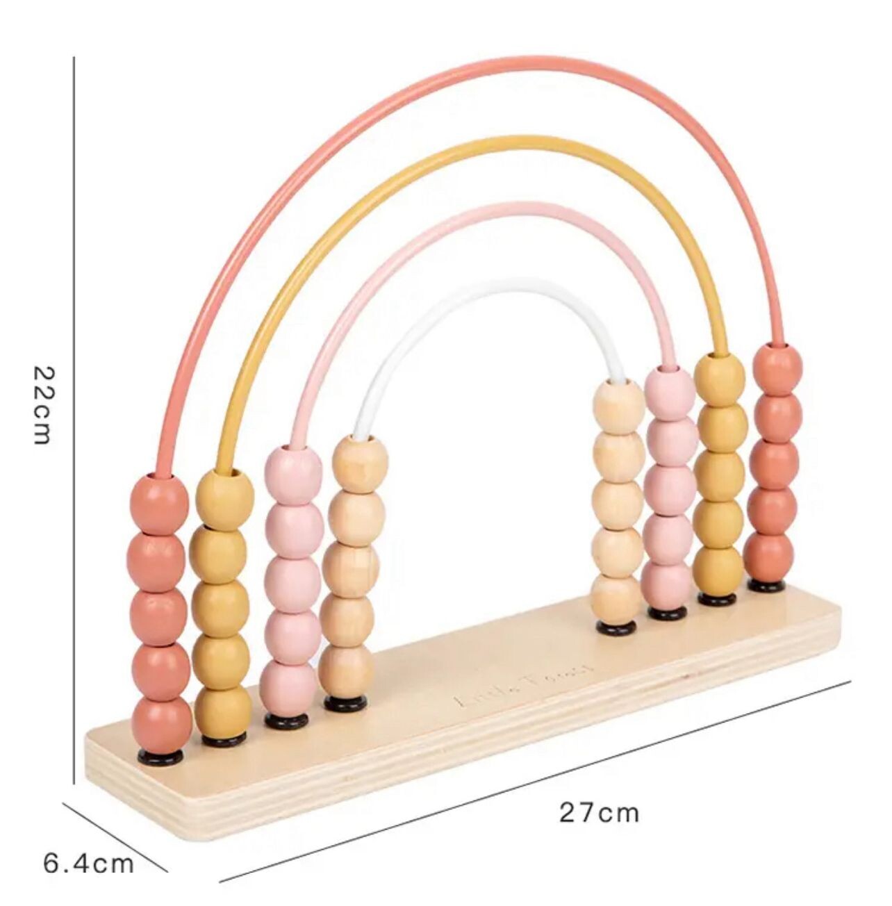 Woody Buddy Rainbow Abacus - Pink