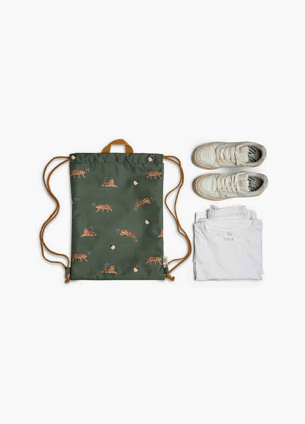 Citron Drawstring Backpack - Tiger