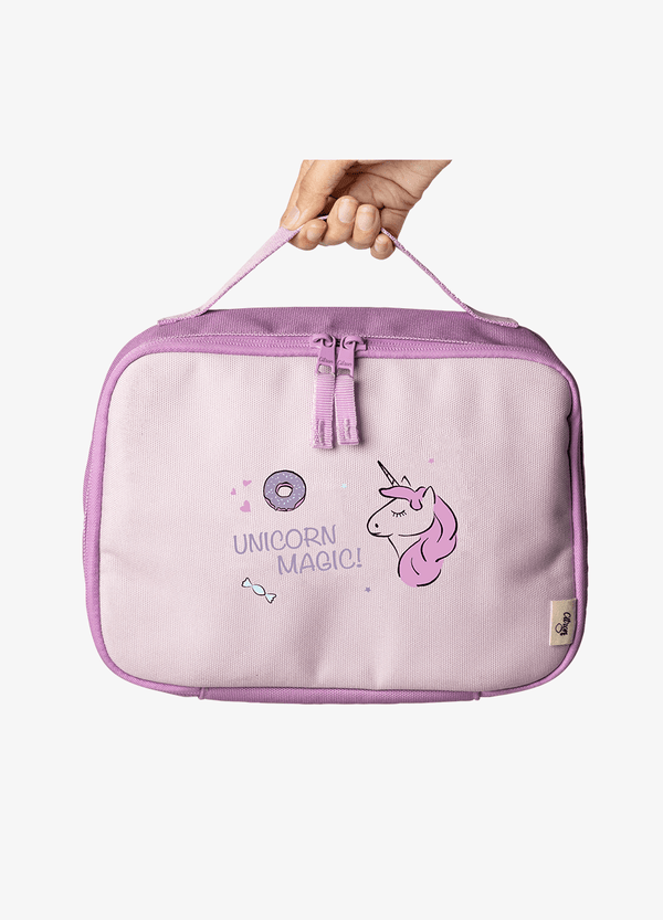 Citron Insulated Square Lunch Bag - Stormy Unicorn